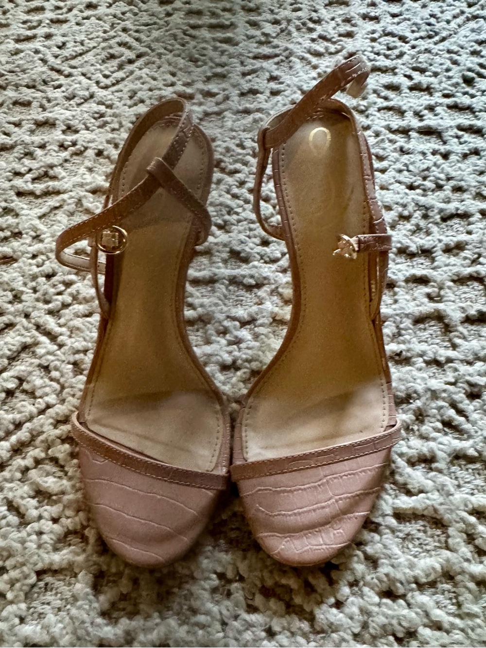 Sam Edelman Women’s Nude Ankle-Strap